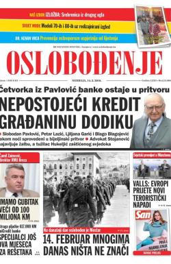 Oslobođenje - broj 24.866, 14. feb 2016.