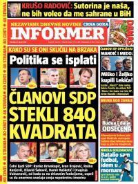 Informer CG - broj 828, 22. jan 2015.