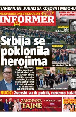 Informer - broj 3487, 2. okt 2023.