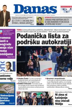 Danas - broj 9481, 11. dec 2023.