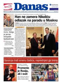 Danas - broj 6430, 8. maj 2015.