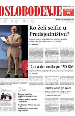 Oslobođenje - broj 25610, 15. mar 2018.