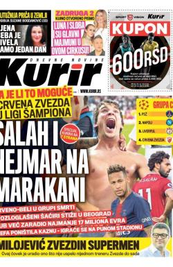 Kurir - broj 1640, 31. avg 2018.