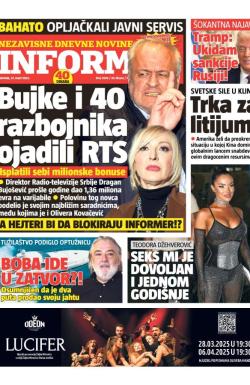 Informer - broj 3939, 27. mar 2025.