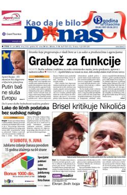 Danas - broj 5363, 5. jun 2012.