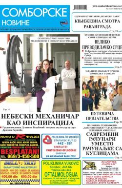 Somborske novine - broj 3260, 16. dec 2016.