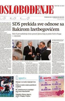 Oslobođenje - broj 25237, 27. feb 2017.
