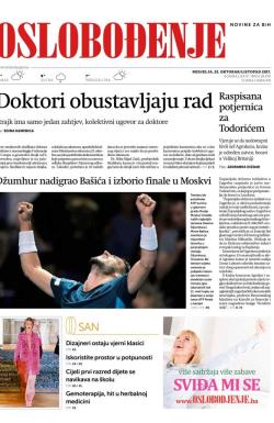 Oslobođenje - broj 25470, 22. okt 2017.