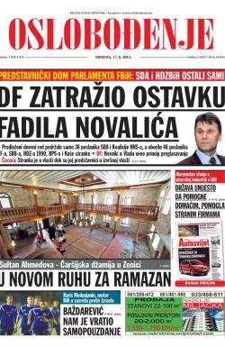 Oslobođenje - broj 24.624, 17. jun 2015.