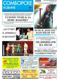 Somborske novine - broj 3217, 19. feb 2016.