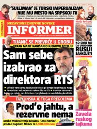 Informer - broj 685, 4. avg 2014.