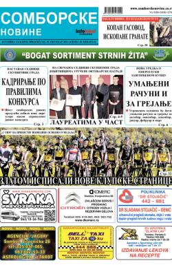 Somborske novine - broj 3096, 25. okt 2013.