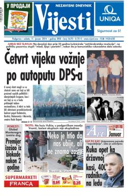 Vijesti - broj 5670, 11. jan 2014.