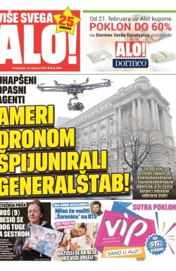 Alo - broj 3586, 19. feb 2018.