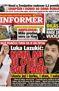 Informer - broj 1822, 20. apr 2018.
