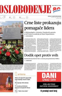 Oslobođenje - broj 27250, 17. mar 2023.