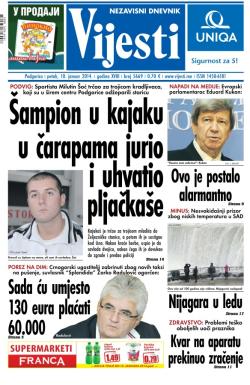 Vijesti - broj 5669, 10. jan 2014.