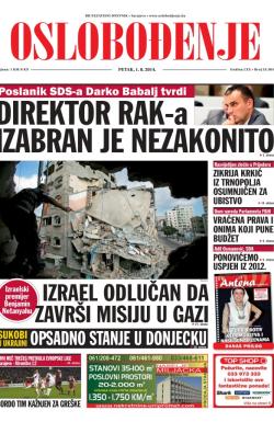 Oslobođenje - broj 24.304, 1. avg 2014.