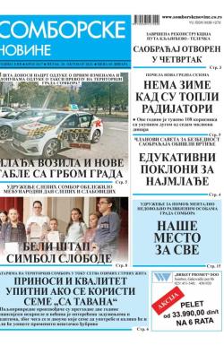 Somborske novine - broj 3617, 20. okt 2023.