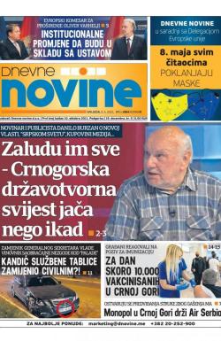 Dnevne novine - broj 2980, 5. maj 2021.