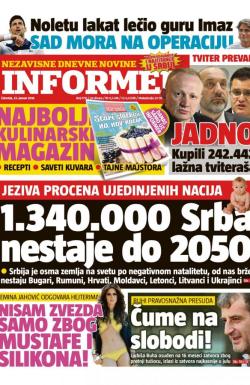 Informer - broj 1751, 25. jan 2018.