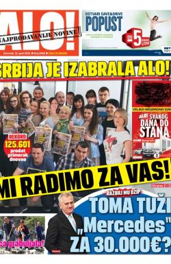 Alo - broj 2565, 16. apr 2015.