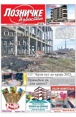 Lozničke novosti - broj 610, 22. nov 2019.