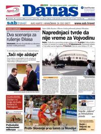 Danas - broj 5834, 19. sep 2013.