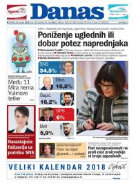 Danas - broj 7414, 16. jan 2018.