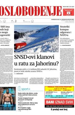 Oslobođenje - broj 26898, 24. jan 2022.