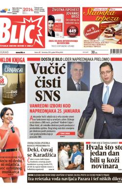 Blic - broj 6044, 7. dec 2013.