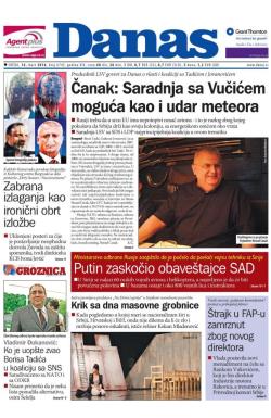 Danas - broj 6743, 16. mar 2016.