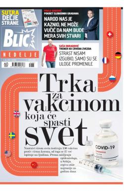 Blic - broj 8388, 5. jul 2020.