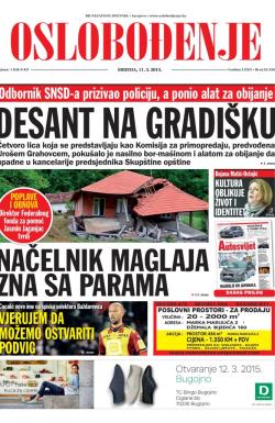 Oslobođenje - broj 24.526, 11. mar 2015.