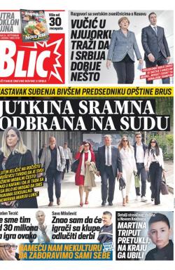 Blic - broj 8118, 24. sep 2019.