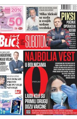 Blic - broj 8627, 6. mar 2021.