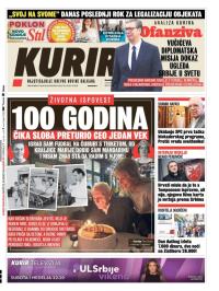 Kurir - broj 4289, 8. feb 2026.