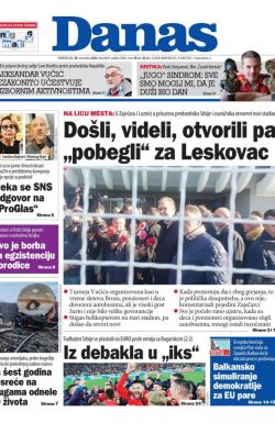 Danas - broj 9463, 20. nov 2023.
