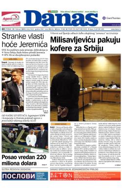 Danas - broj 5622, 19. feb 2013.