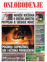 Oslobođenje - broj 24.321, 18. avg 2014.