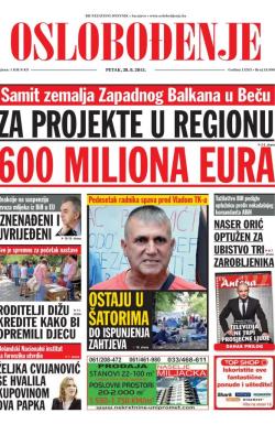 Oslobođenje - broj 24.696, 28. avg 2015.