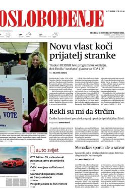 Oslobođenje - broj 27143, 9. nov 2022.