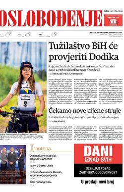 Oslobođenje - broj 26820, 22. okt 2021.