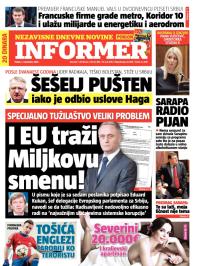 Informer - broj 767, 7. nov 2014.