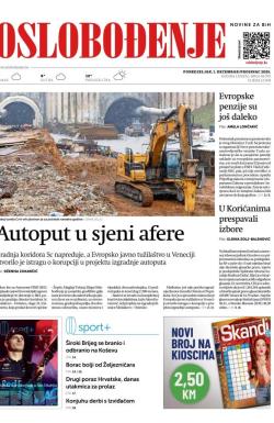Oslobođenje - broj 28079, 1. dec 2025.
