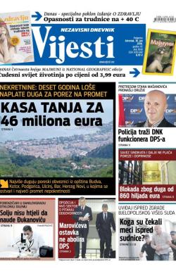 Vijesti - broj 6546, 16. jun 2016.