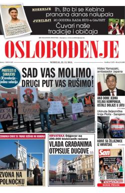Oslobođenje - broj 24.082, 22. dec 2013.