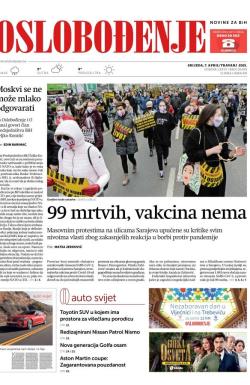Oslobođenje - broj 26653, 7. apr 2021.