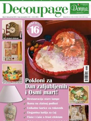 Donna dekupaž - broj 5, 25. jan 2016.