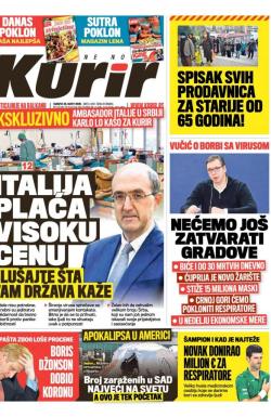 Kurir - broj 2204, 28. mar 2020.